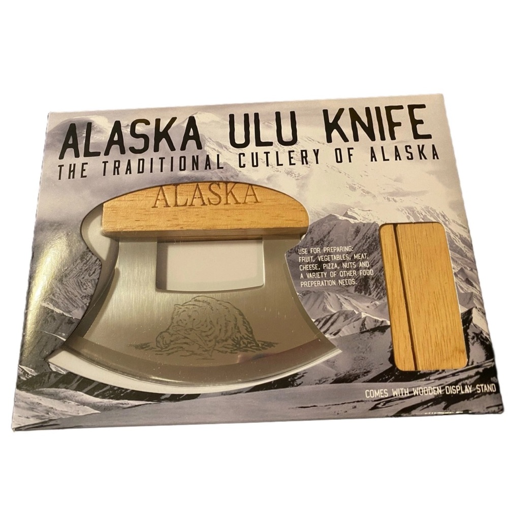 NWT Alaska ulu knife, the traditional cutlery of Alaska